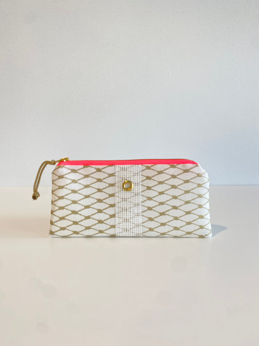 Clearance - Gold & Hot Pink Mini Clutch