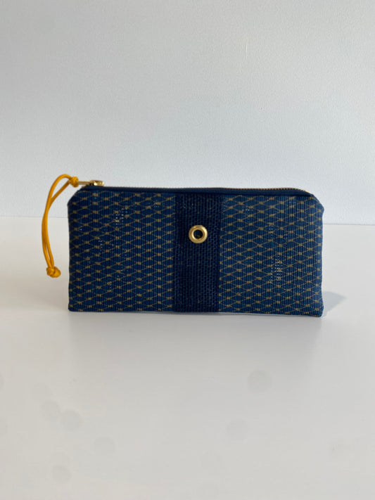 Clearance - Navy & Gold Mini Clutch