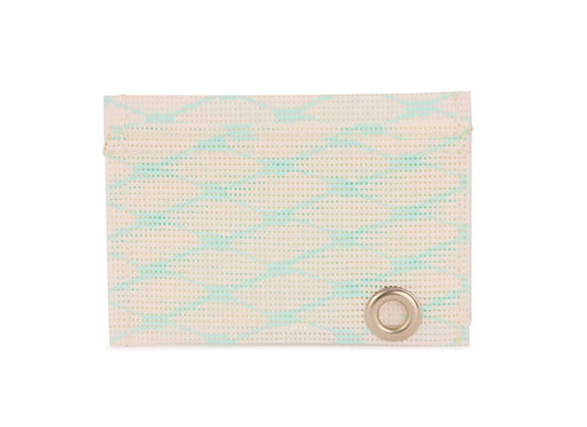 Card Sleeve in Bleached Aqua