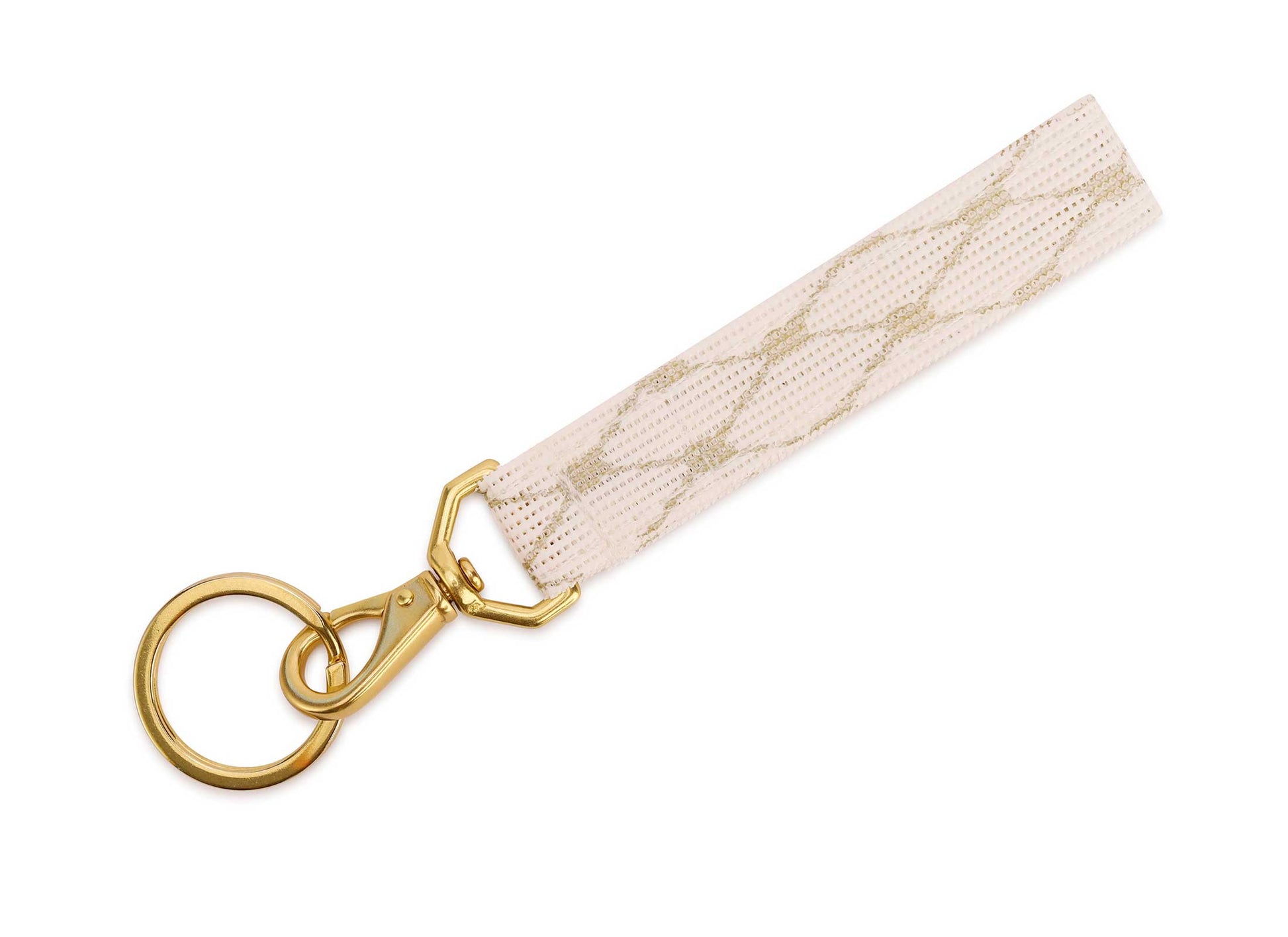 Upcycled LV Wristlet Strap/Key Chain